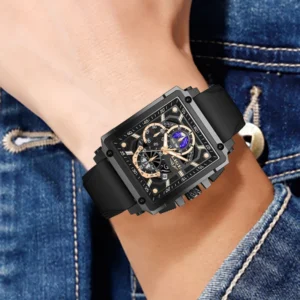 kf-S17475b4c067049b68b1a918f01b919aaT LIGE Casual Mens Watch Fashion Sports Chronograph Quartz Wristwatches Men Waterproof Luminous Calendar Man watch Montres Hommes