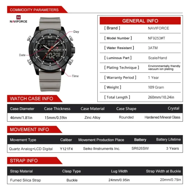 kf-S1b4ec8b8b4a845b4b9e13c7d180c9c7eR New Style NAVIFORCE Design Men Watch Waterproof Soft Silica Strap Chronograph Day and Date Luxury Quartz Wristwatch Reloj Hombre