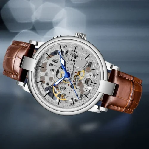 kf-S2d759b45cfdf4b0fafd244a2cc03861en FORSINING Mens Watches Top Brand Luxury Auto Mechanical Hollow Dial Carved Deisgn Brown Leather Strap Fashion Dress Wristwatches