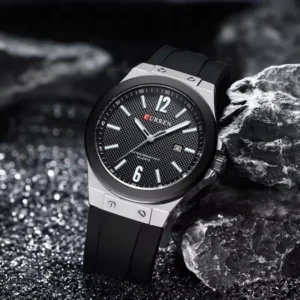 kf-S3672ccd827c14f5daf8b5b9316725aeag CURREN 8467 New Simple Men's Sports Quartz Watch Silicone Strap Waterproof Calendar Night Light Men's Leisure Watch reloj hombre