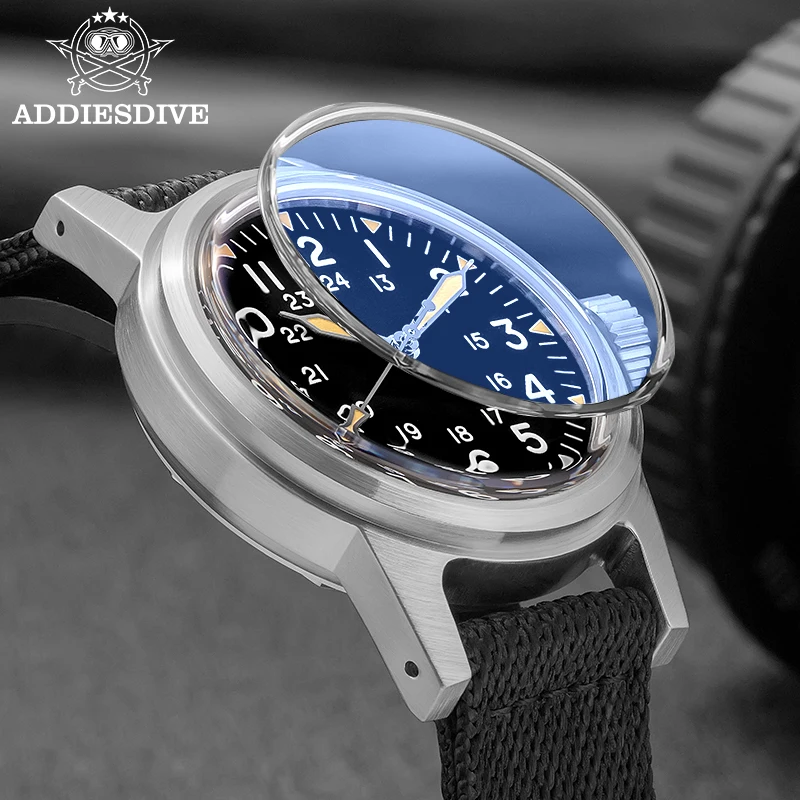 kf-S402fd689dd3345f7b8c752b04c04a2beJ ADDIESDIVE Top Brand Automatic Mechanical Watch reloj hombre C3 Super Luminous Nylon 200m Waterproof Gifts for Male Sport Clock