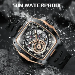 kf-S5c7e2507796642bea92f7fdce2326ec9B FEELNEVER Top Brand LIGE Mechanical Watches Men Fashion Luxury Automatic Mens Watch Waterproof Luminous Wristwatch Reloj Hombre