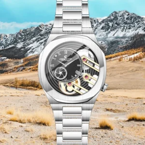 kf-S6823832605da4a59b42114f1a1350fe63 CHAXIGO 6829 Fashionable and Unique Men's Alloy Quartz Watch Waterproof Calendar Stainless Steel Watches for Man Reloj Hombre