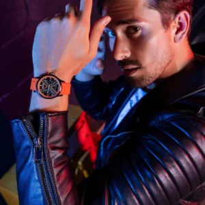 Mark Fairwhale Men's Sports Automatic Watch Fashion Casual Mechanical Wristwatch Waterproof Silicone Strap