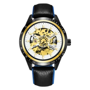 kf-S72c40cd68a584749bbc8982acf0f519fr Forsining Racing Fashion Design Leather Transparent Case Men Watch Top Brand Luxury Mechanical Automatic men's Wrist Watches