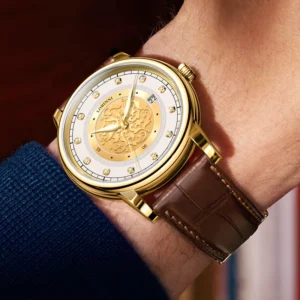 LOBINNI 19008 New 41MM Men's Mechanical Watch MIYOTA 8215 Automatic Movement Sapphire Crystal 50M Waterproof Classic Wristwatch