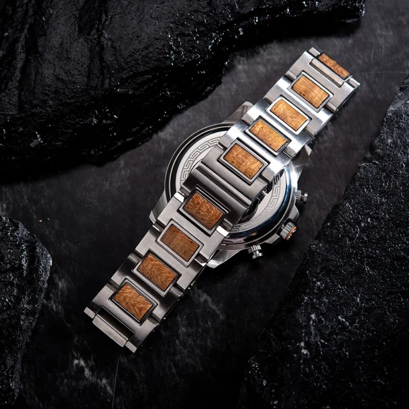 kf-S945a1cb2d1314d7ba057ed8cd4bcc91ey Watch for Men BOBO BIRD 45mm Wooden Luxury SEIKO VD51 Quartz Chronograph Wrist Watches Business Wristwatch relogio masculino New