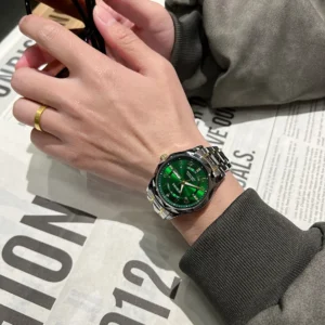 Fashion Luxury Men's Watches Waterproof Stainless Steel Luminous Man Wristwatch Date Week Sport Men Quartz Watch