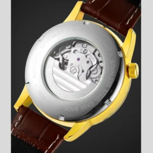 kf-S9f587ae303ff431a9d8bacb800f4f76bU FORSINING 8226 New Automatic Movement Two Dial Waterproof Luminous Leather Fashion Mechanical Watches for Man Reloj Hombre