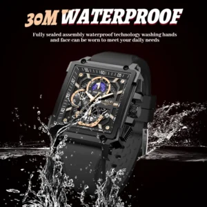 kf-S9fc8227fa81d47a18ad844b295b163784 LIGE Casual Mens Watch Fashion Sports Chronograph Quartz Wristwatches Men Waterproof Luminous Calendar Man watch Montres Hommes