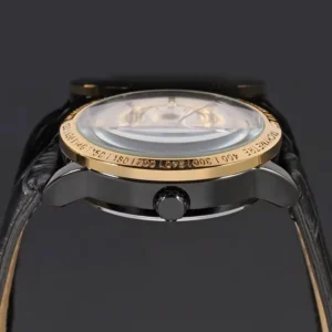 kf-Sa0d87d5a456443f0b157dd5d62e04334C T-winner Mechanical watch Bar scale three rings hollow mechanical watch Men's Watch Round Dial Automatic mechanical watch Gold w