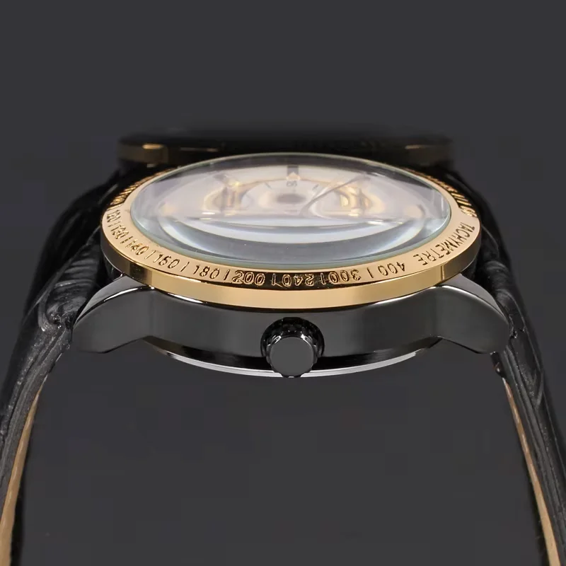 kf-Sa0d87d5a456443f0b157dd5d62e04334C T-winner Mechanical watch Bar scale three rings hollow mechanical watch Men's Watch Round Dial Automatic mechanical watch Gold w