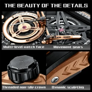 kf-Sa4e3f23fe91c47c8b6dd63ae8b0018a0M FEELNEVER Top Brand LIGE Mechanical Watches Men Fashion Luxury Automatic Mens Watch Waterproof Luminous Wristwatch Reloj Hombre