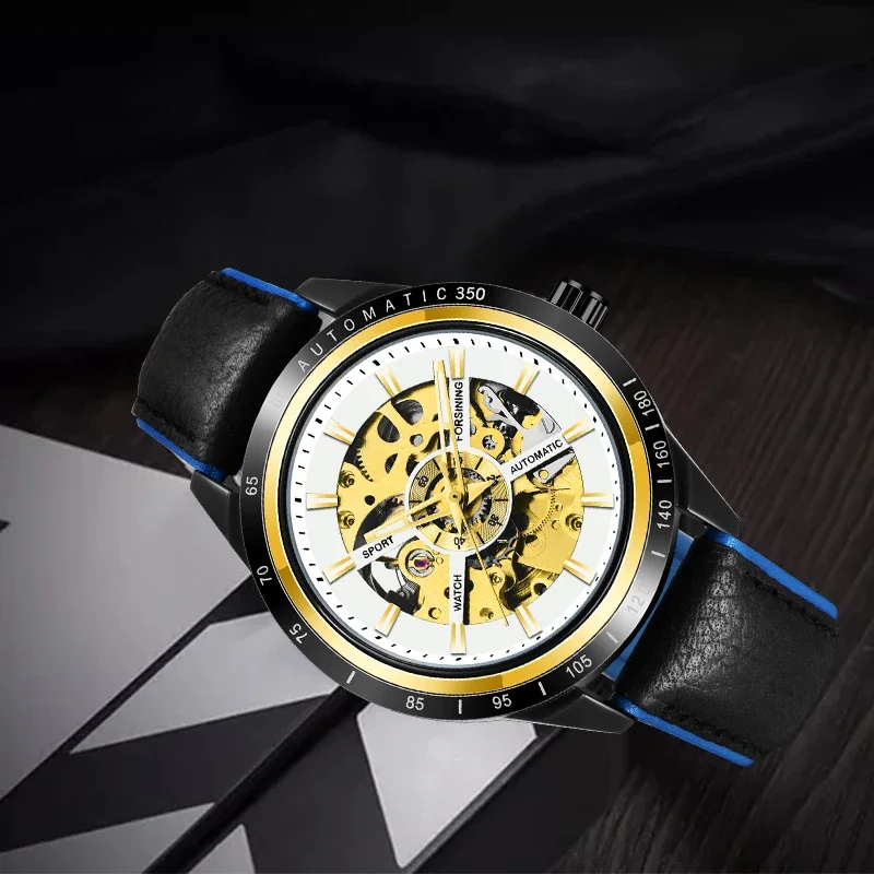 kf-Sb06d9eebef5240acaa612bbaa679ec4fN Forsining Racing Fashion Design Leather Transparent Case Men Watch Top Brand Luxury Mechanical Automatic men's Wrist Watches