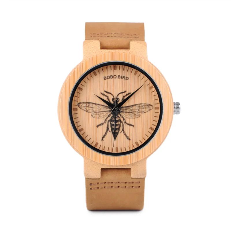 kf-Sc868f290b9154336b12dd1e34e172024e Clearance Sale Men's Watches Bamboo Wristwatch Japanese Quartz Movement Unique Watch for Men