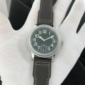 kf-Scfff0f267d7d49d4b358ee706fbae5dfX 44mm No Logo Black Dial Green Digital Asian 6498 17 Jewels Hand Wind Movement Men's Mechanical Luminous ST3621 Watch GR0822-25