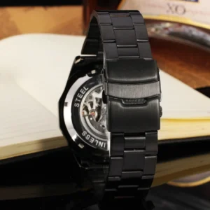 FORSINING Classic Trendy Men's Skeleton Automatic Mechanical Watches Luminous Pointers Steel Sport Man Wristwatch Hombre Relojes