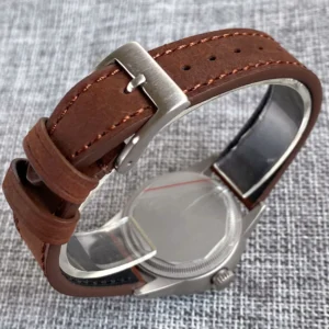 kf-Sda15cfc0a31f4b84a2b1c712dc8ece313 New Tandorio 36mm Military 200M Waterproof Dive NH35 Automatic Watch Men Green Lume Cream Dial Bouble Bow Sapphire Vintage Clock