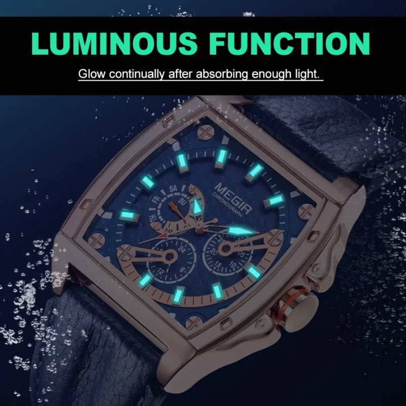 kf-Se454577134854740b39ac4bee67a9290w MEGIR Watch for Men Fashion Quartz Chronograph Waterproof Sport Big Dial Wristwatch 24-hour Week Date Display Montre Homme 2204