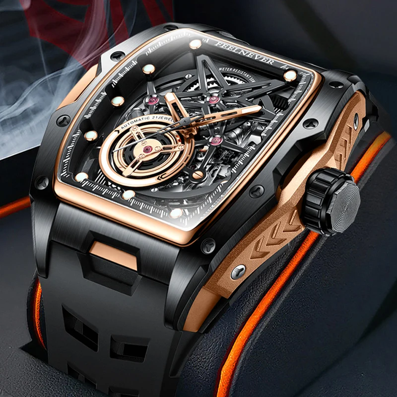 kf-Sf5db1210e7914d9ab7e37d3fcb91d67bQ FEELNEVER Top Brand LIGE Mechanical Watches Men Fashion Luxury Automatic Mens Watch Waterproof Luminous Wristwatch Reloj Hombre